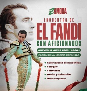 El Fandi mantendrá un encuentro con los aficionados zamoranos