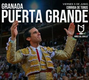 Juan Ortega, a hombros en Granada