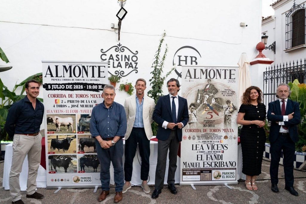 Almonte vivirá su primera corrida de toros en 2026