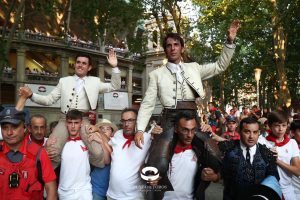 Armendáriz y Hermoso de Mendoza, a hombros en Pamplona