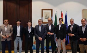 Los finalistas del Circuito de Andalucía, en el Palacio de San Telmo