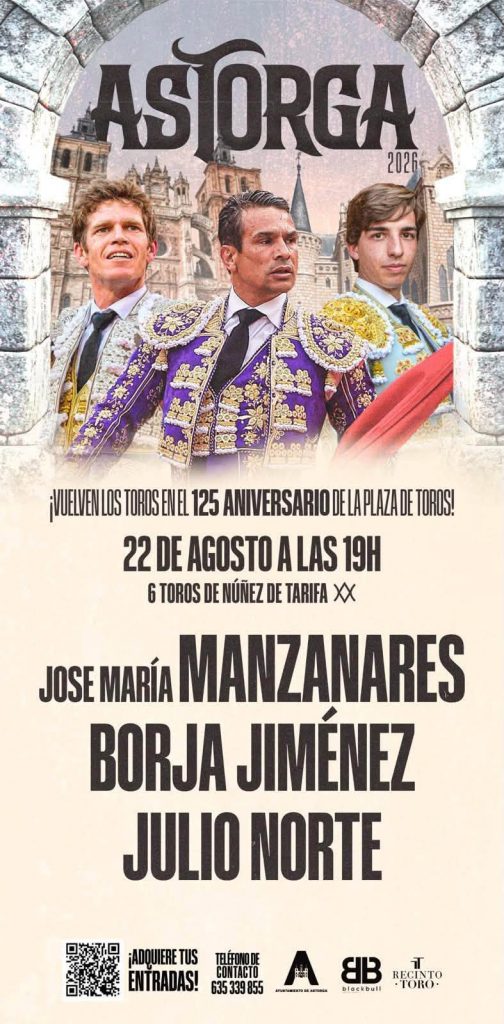 Cartel estelar para el 125º Aniversario de la plaza de Astorga