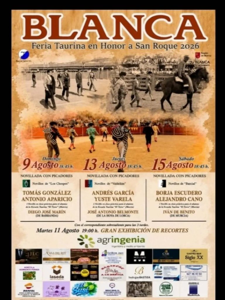 Presentada la Feria de Novilladas de Blanca