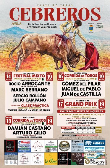 Definidos los carteles de la Feria Taurina de Cebreros