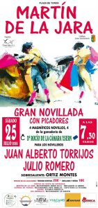 Extraordinaria novillada con picadores en Martín de la Jara