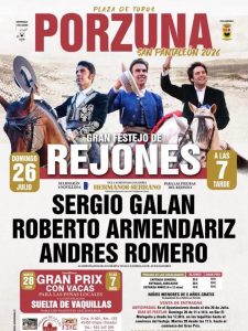 Festejo de rejones para la Feria de Porzuna
