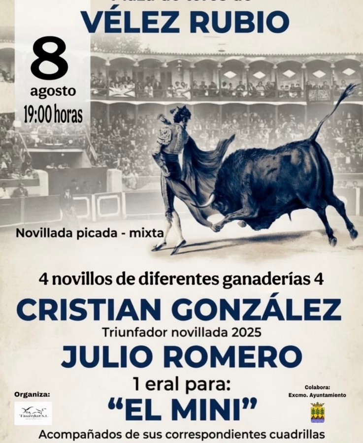 Novillada picada mixta en Vélez Rubio