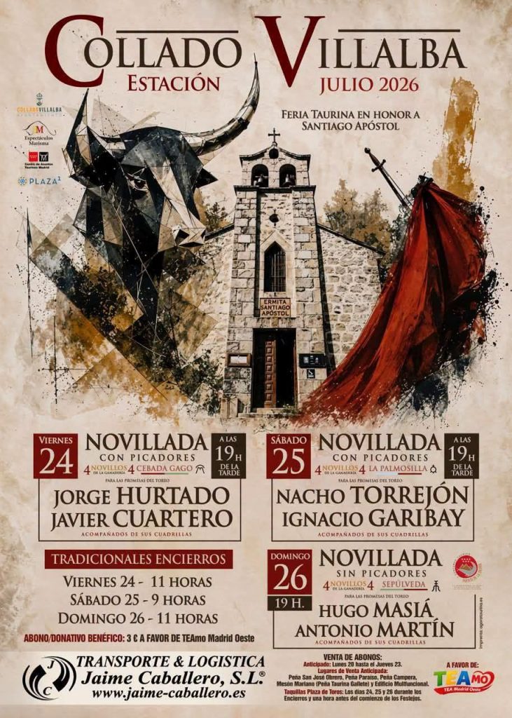 Novilladas y encierros en la Feria de Collado Villalba