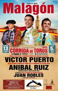 Corrida de toros mixta en Malagón