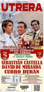 Corrida de toros el 5 de septiembre en Utrera