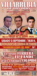 Los 'Banderilleros de Oro' actuarán en Villarrubia de los Ojos