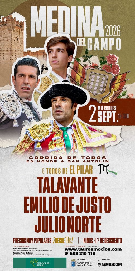 Medina del Campo inicia la venta de entradas