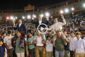 Notable corrida de rejones en Huelva