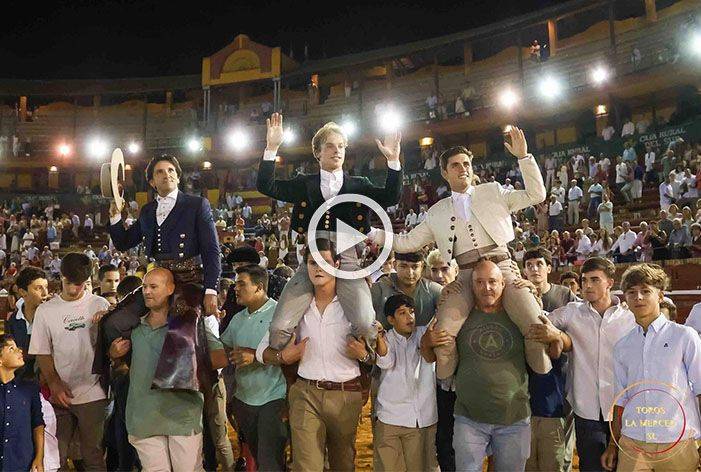 Notable corrida de rejones en Huelva