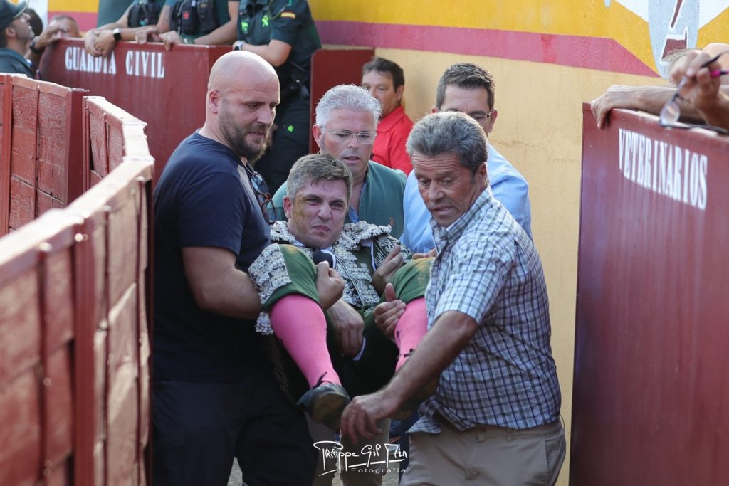 Joao D´Alva, herido en la novillada de Cenicientos