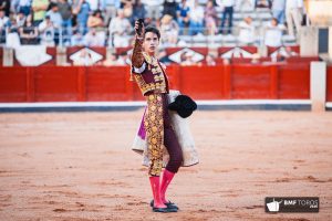 Diego Mateos, solitaria oreja en Salamanca