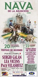 Cartel internacional de rejones en Nava de la Asunción