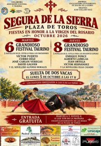 Carteles de lujo para los festivales de Segura de la Sierra