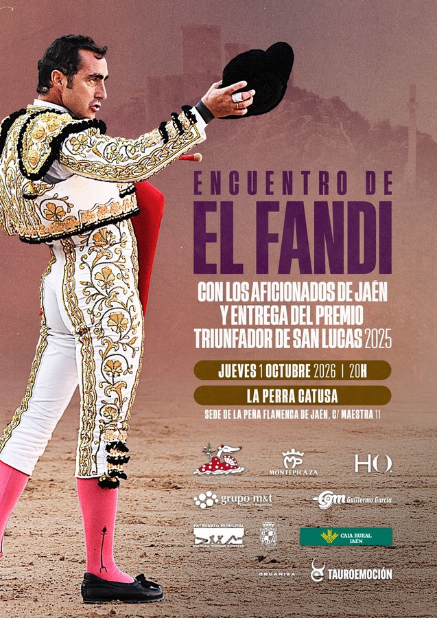 Encuentro de El Fandi con los aficionados de Jaén