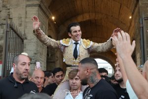 José Garrido indulta un toro de Pagés-Mailhan en Arles