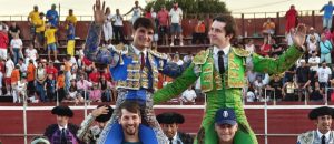 Mario Vilau y Daniel Moset, a hombros en Azuqueca de Henares