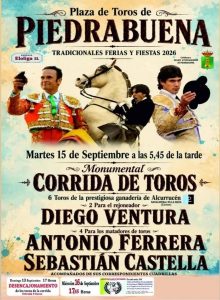 Ventura, Ferrera y Castella, cartel para Piedrabuena