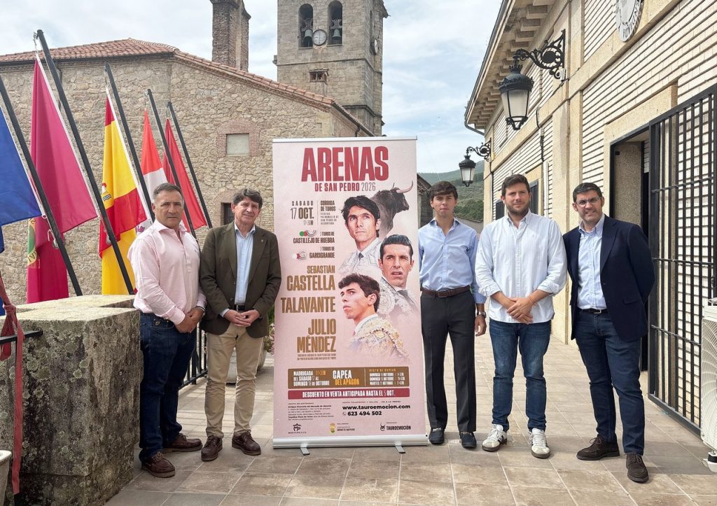 Presentada la corrida de toros de Arenas de San Pedro