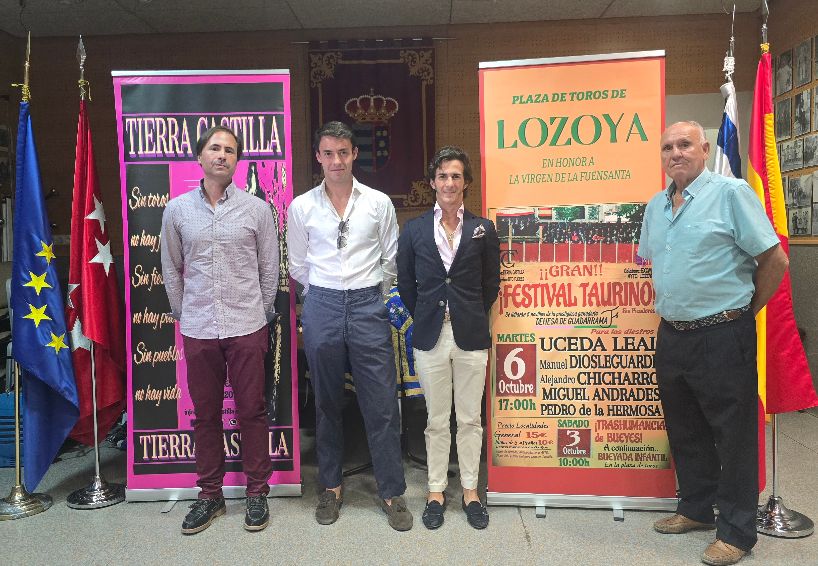 Presentado el festival taurino de Lozoya