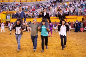 Gran tarde de rejoneo en Almodóvar del Campo