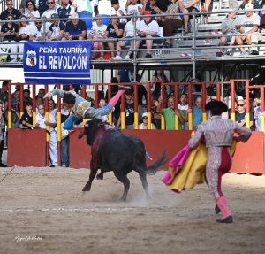 Tomás González en la UCI tras la grave cornada de Arganda