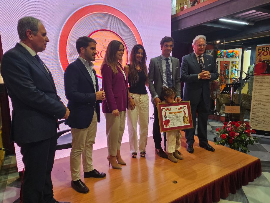 Paco Ureña, Medalla de Oro del Real Club Taurino de Murcia