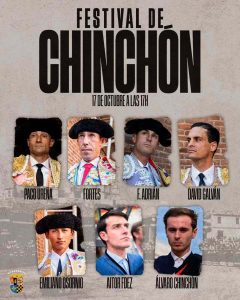Chinchón cierra los diestros actuantes para su festival taurino