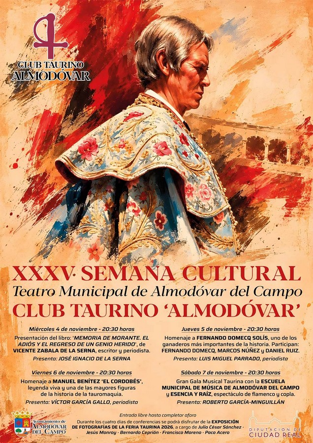La XXXV Semana Cultural del Club Taurino Almodóvar