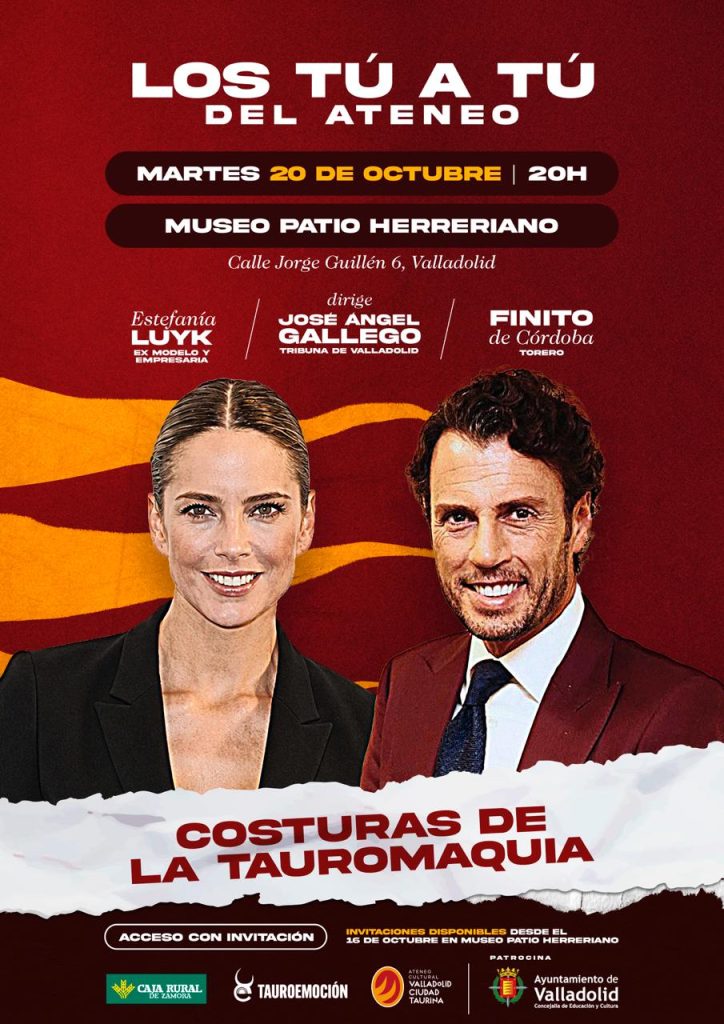 Finito y Estefanía Luyk, protagonistas en Valladolid