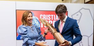 Cristiano Torres, premio al triunfador de Zaragoza