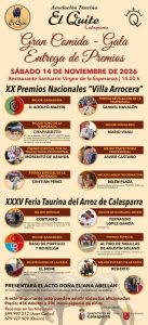 Gala de Premios de 'El Quite' en Calasparra